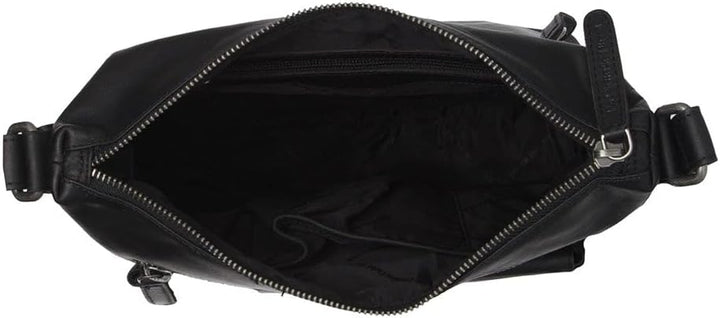 The Chesterfield Brand Hailey - Schultertasche Leder 24 cm Schwarz, Schwarz