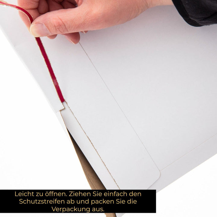 25 Versandtaschen B4 Weiss 450g Kartonumschläge 250x350mm Weiss B4 450g (250x350 mm) 25 Stück, Weiss