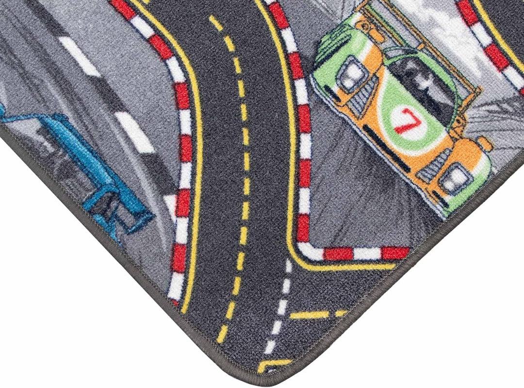 Primaflor Spielteppich mit Cars-Design - Spielteppich für Kinder 140 x 200 cm - pflegeleichter Kinde