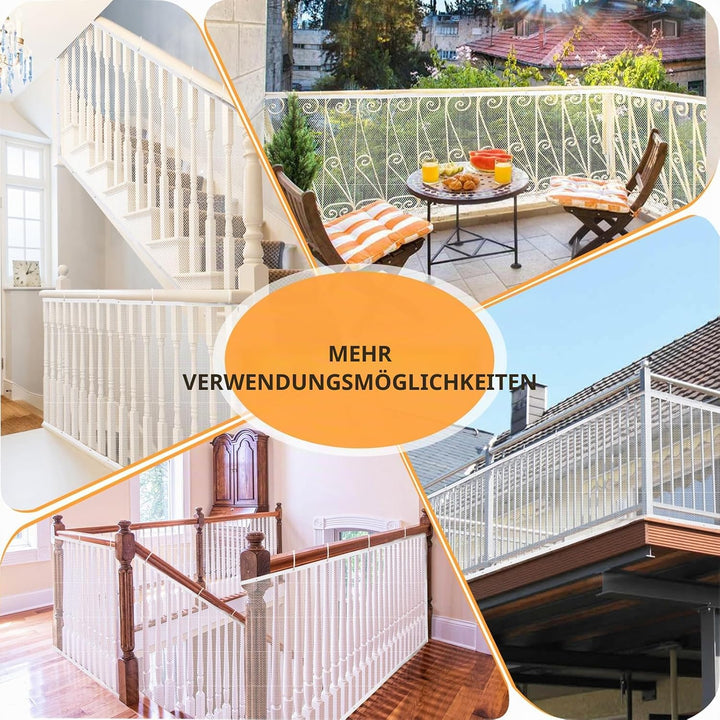 South to East Sicherheitsnetz für Treppe und Balkon, 300x90cm 300*90CM, 300*90CM