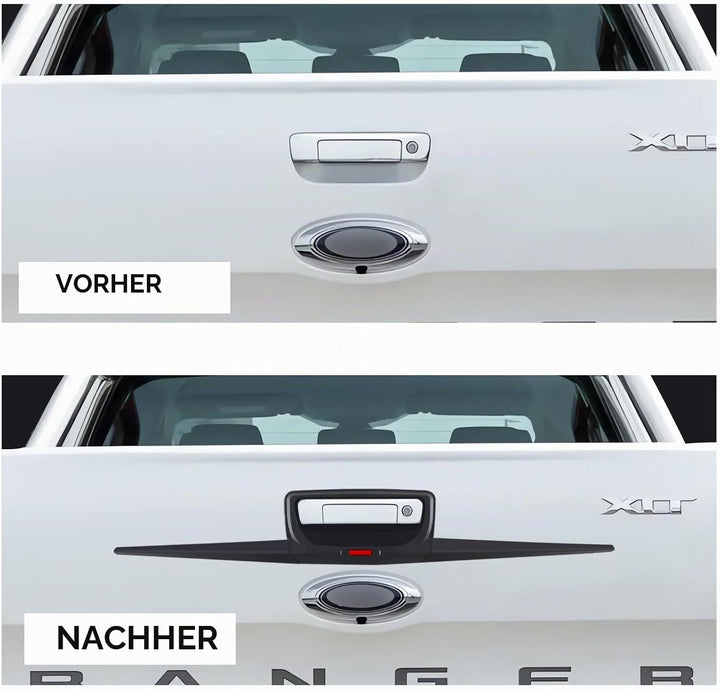 JHCHAN Heckklappenabdeckung Hintere Türgriffverkleidung für Ford Ranger Wildtrak T6 T7 T8 2012-2022