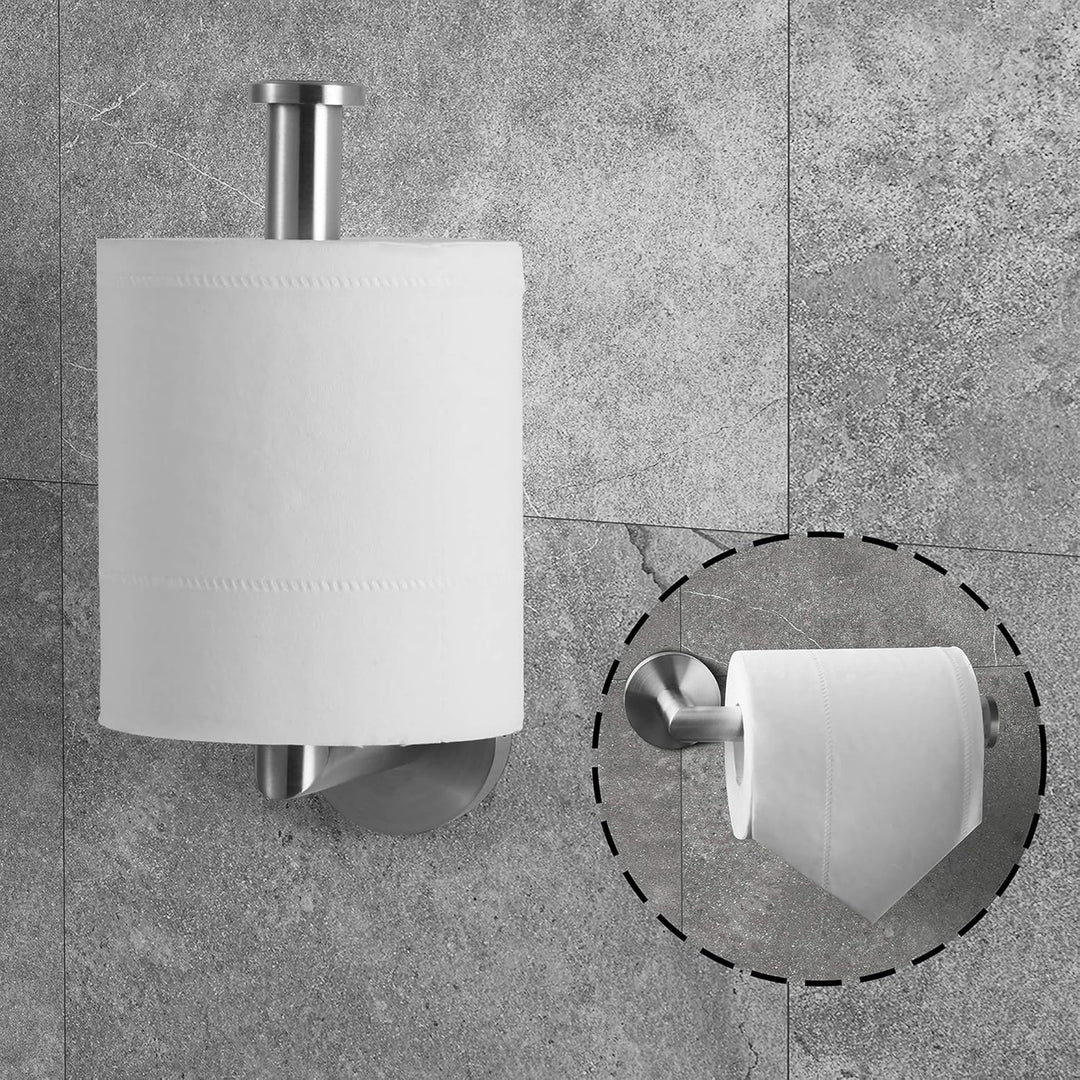 HITSLAM Toilettenpapierhalter, WC Edelstahl Klopapierhalter für Küche und Badzimmer Toilette Toilett
