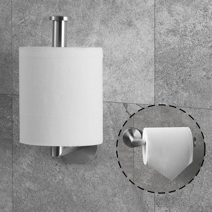 HITSLAM Toilettenpapierhalter, WC Edelstahl Klopapierhalter für Küche und Badzimmer Toilette Toilett