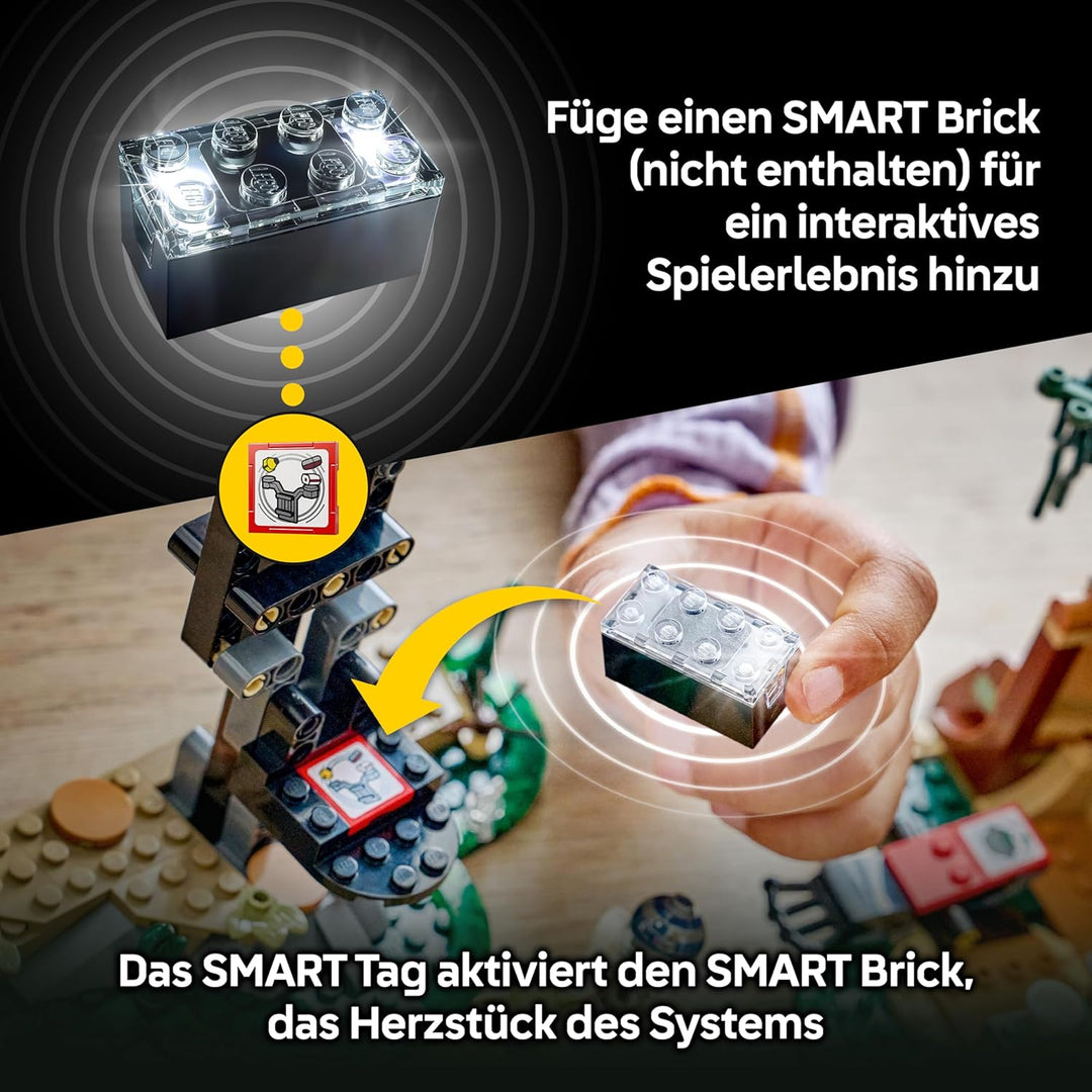 LEGO Star Wars 75422 SMART Play: Jedi-Training an Yodas Hütte - Kompatibles Interaktives Spielzeug i