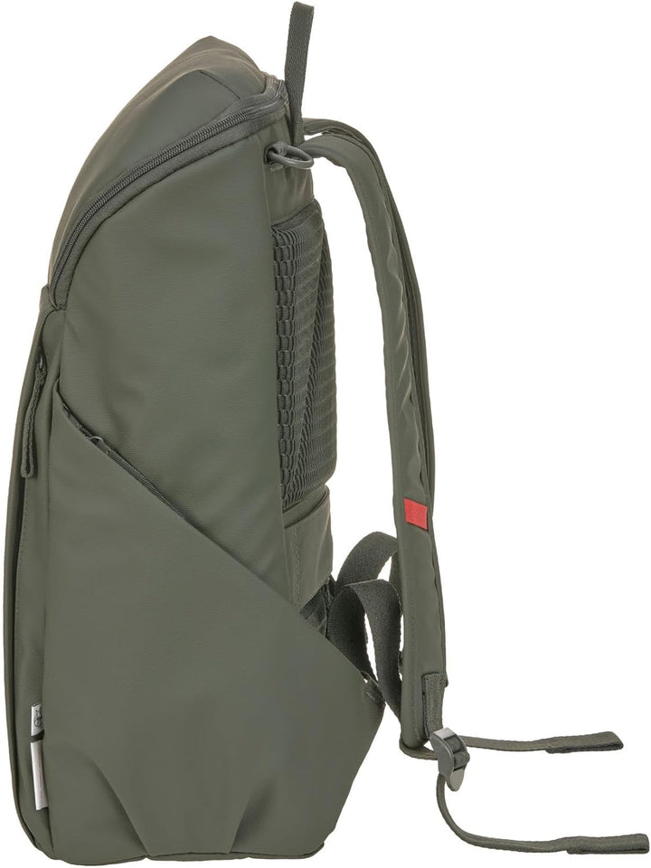 LÄSSIG Baby Wickelrucksack mit Wickelunterlage, Kinderwagenbefestigung und Flaschenhalter/GRE Slende