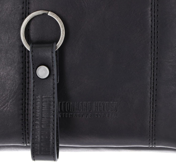 Leonhard Heyden Roma Umhängetasche 26 cm Schwarz, Schwarz