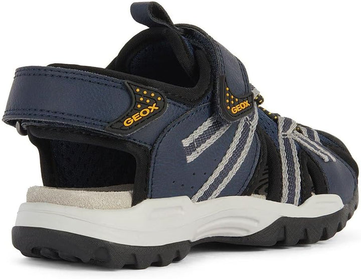Geox Jungen J Borealis Boy BSandalen 26 EU Navy Grey, 26 EU Navy Grey