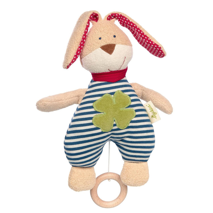 SIGIKID 39048 Spieluhr Hase Green Mädchen und Jungen Babyspielzeug empfohlen ab Geburt blau Blau/Has