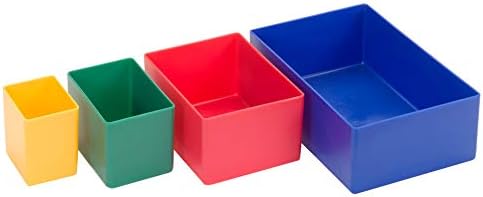 1a-TopStore 10 Stk. Einsatzkästen Einsatzboxen Schubladen-Einsatzkasten Sortierboxen, 32 Grössen, 5