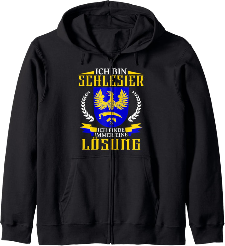 Ich bin Schlesier... Oberschlesien Schlesien Herkunft Kapuzenjacke