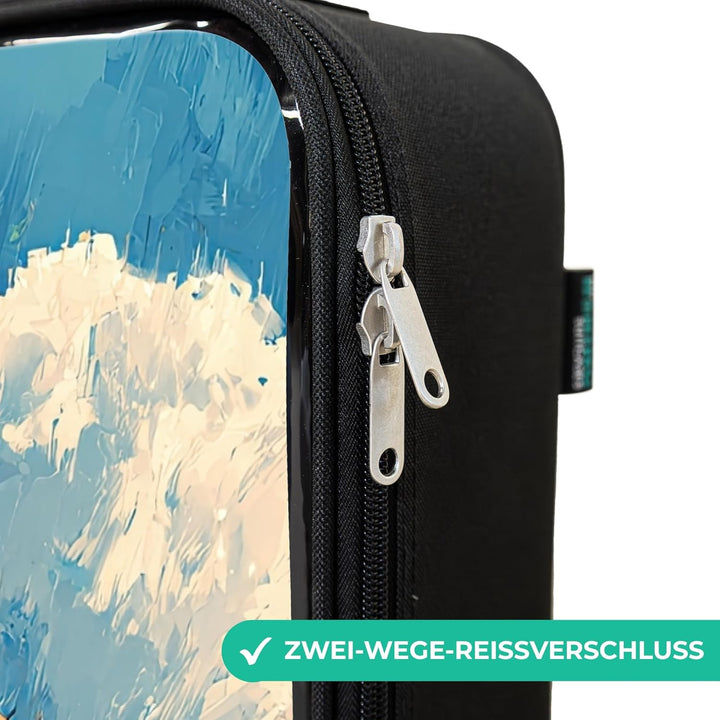 NoBoringSuitcases.com® Kinderkoffer Klein Reise Trolley 48x31x19 cm Reisekoffer Kleine Kinder Koffer