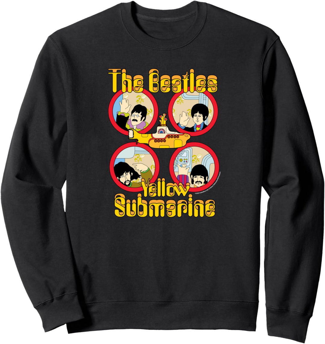 Die Beatles - Gelbe Sub-Fenster Sweatshirt
