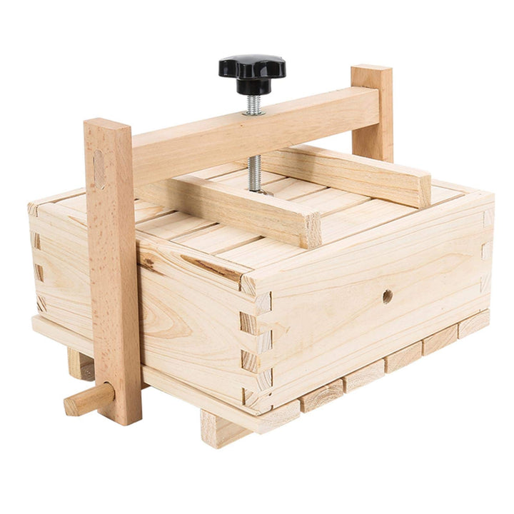 Tofupresse Holz Tofu Maker Form - 2-in-1 Holz Tofu Pressform Käse Form Maker Käsepresse Mit 3 STÜCK