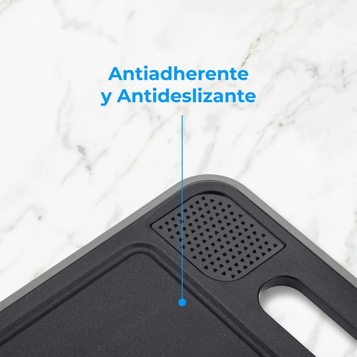 NK Auftaubrett für Lebensmittel + Schneidebrett (4-in-1), Auftauen, Schneiden, Reiben von Gewürzen u