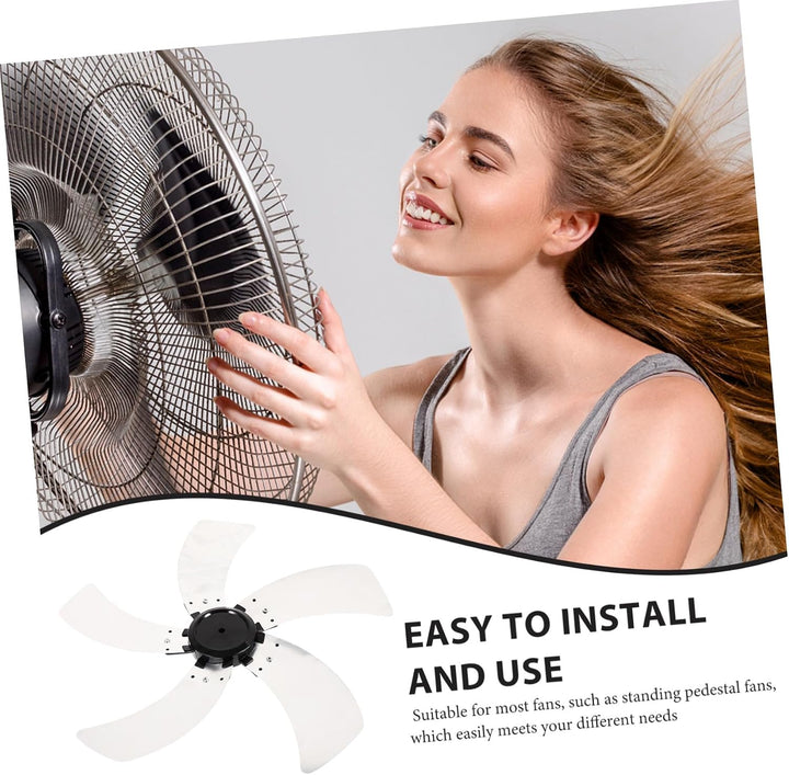 ULTECHNOVO Metalllüfterflügel für Standventilatoren Ventilatorersatzteile aus Installieren Reinigen