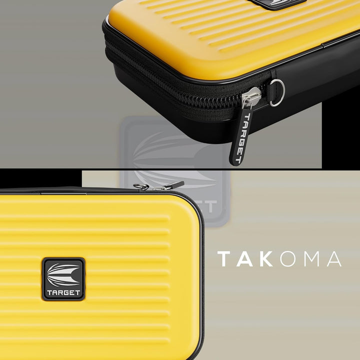 Target Darts Takoma XL Darts Case - Holds x 2 Satz Darts Brieftasche Gelb, Gelb