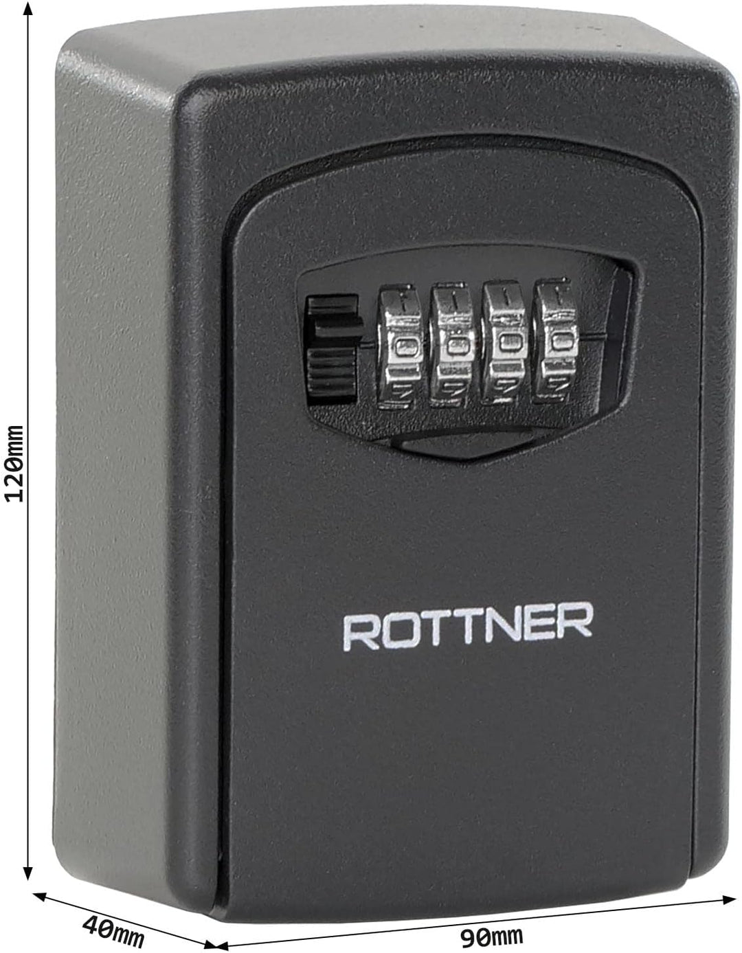 Rottner Schlüsseltresor Keycare Zahlenkombinationsschloss Wandmontage inkl. Befestigungsmaterial