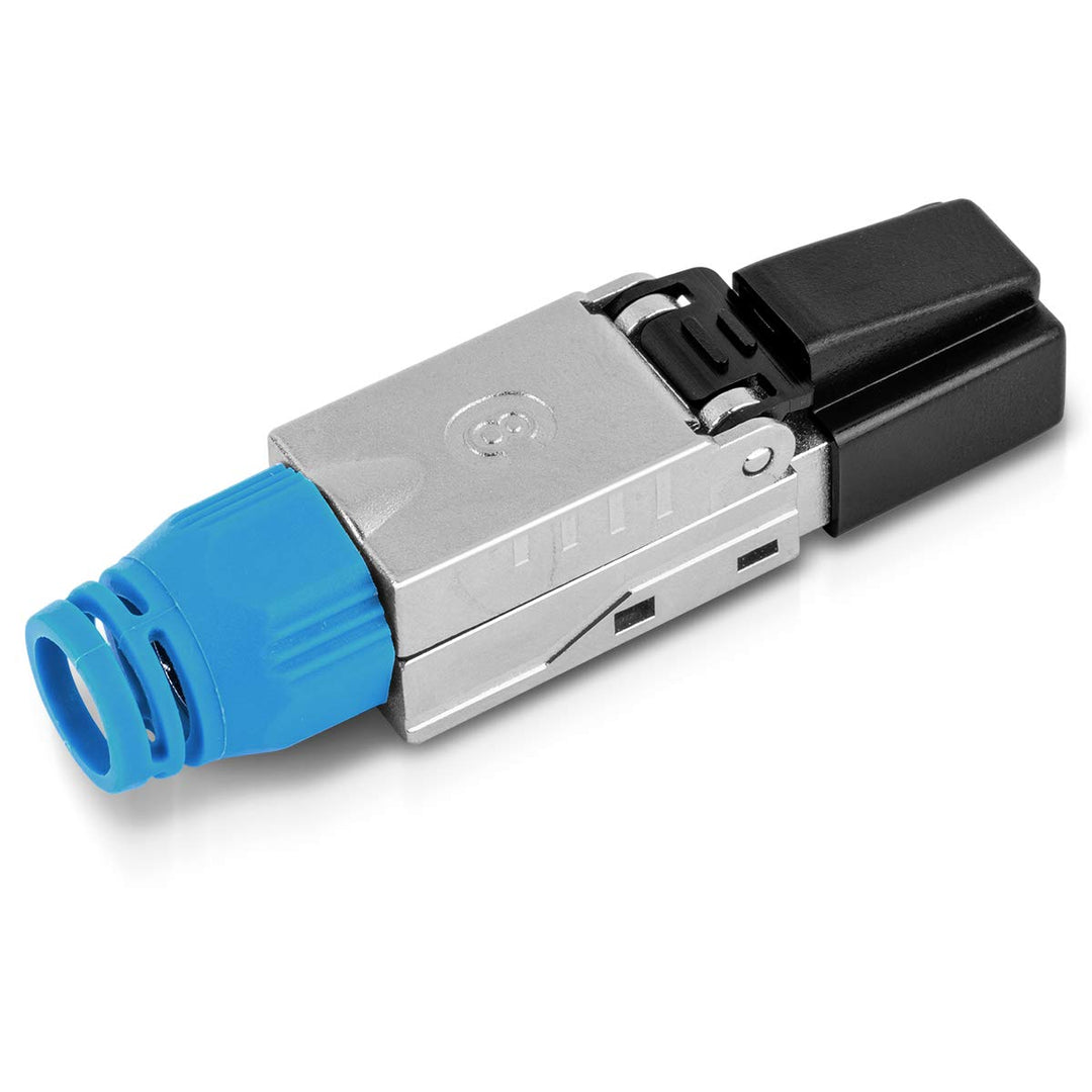 10 Stück Netzwerkstecker CAT 8 werkzeuglos CAT 8.1 RJ45 LAN UTP Kabel Stecker ohne Werkzeug werkzeug