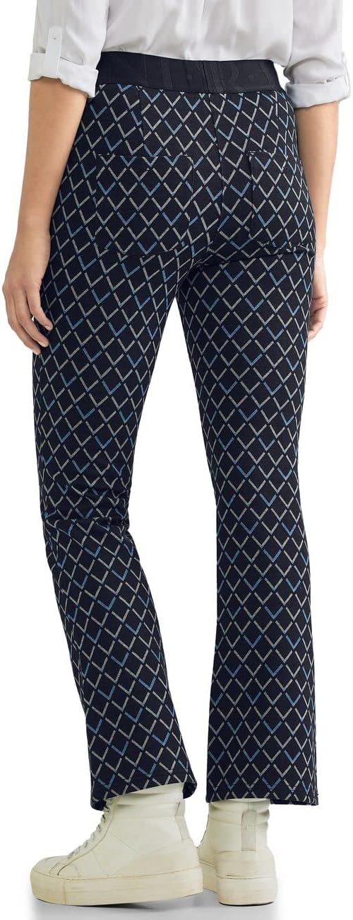 Street One Damen Stoffhose Skinny Bootcut 44W / 30L Deep Blue, 44W / 30L Deep Blue