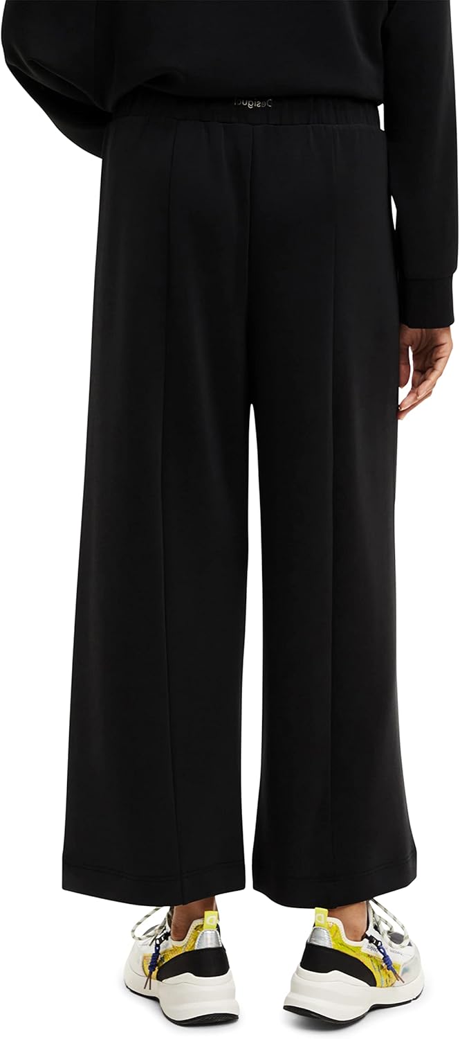 Desigual Damen Casual Pants L Schwarz, L Schwarz