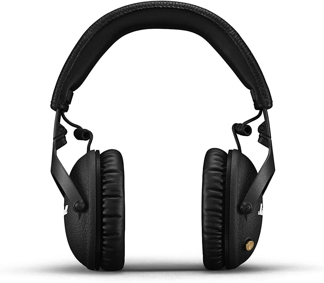 Marshall Monitor II Bluetooth Kopfhörer mit Active Noise Cancelling, 30 Stunden Spielzeit – Schwarz