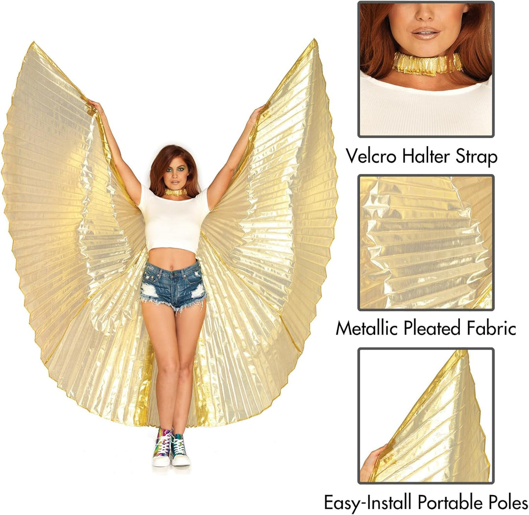 LEG AVENUE A2790 -360 Degree Isis Wings, Einheitsgrösse (Gold), Gold