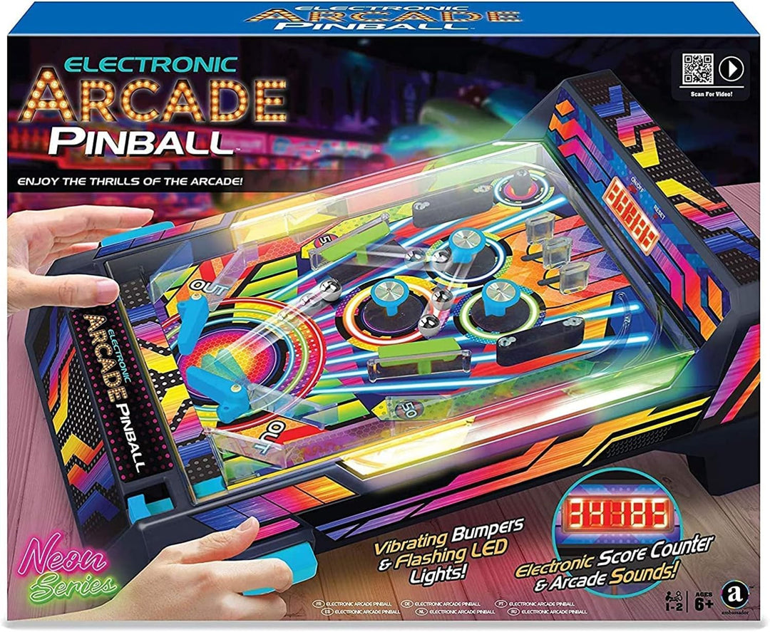 Merchant Ambassador Electronic Arcade Pinball - elektronisches Flipperspiel, Action-und Reflexspiel