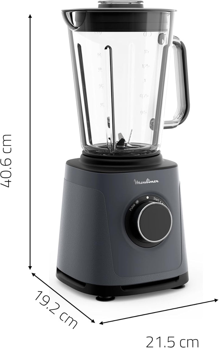 Moulinex PerfectMix Essential, Hochleistungsmixer, 1200 W, Powelix-Klingen-Technologie, leicht zu re