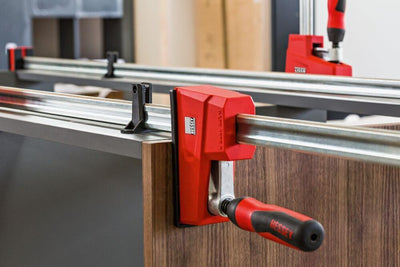 BESSEY 2x Korpuszwinge REVO KRE60-2K-SET, Spannweite 600 mm Ausladung 95 mm, Metallverstärktes Kunst