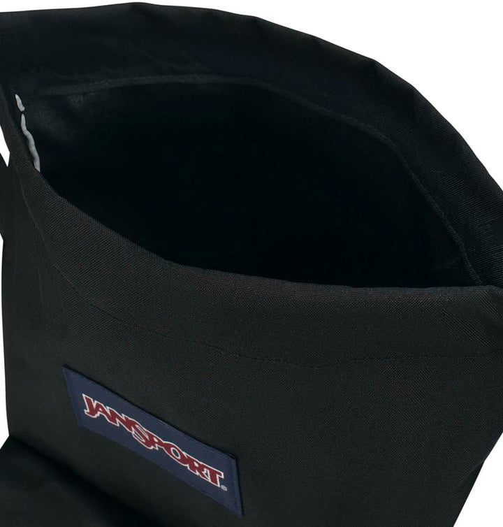 JanSport DRAWSACK Kleiner Rucksack,Black Schwarz, Schwarz