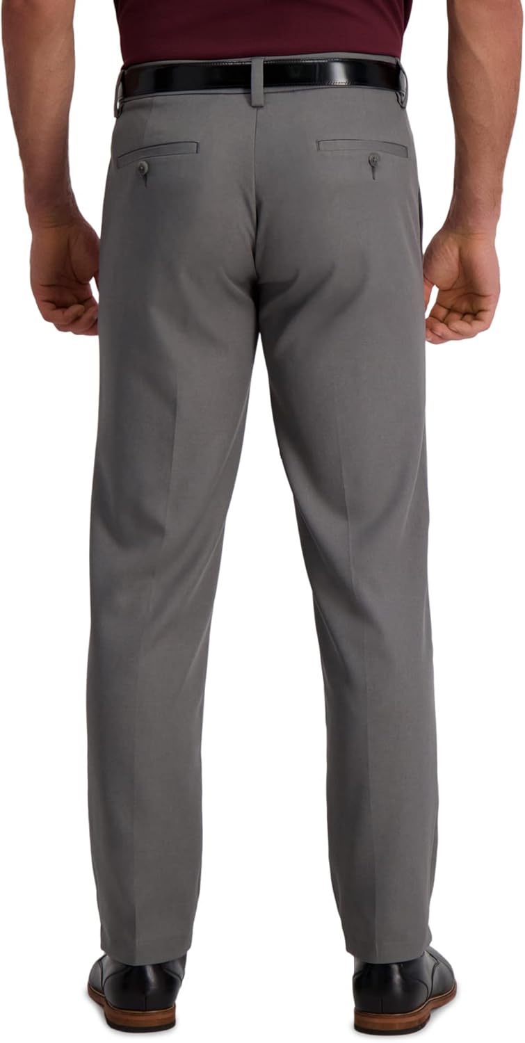 Haggar Herren Hose 40W / 32L Grau Meliert, 40W / 32L Meliert, Grau