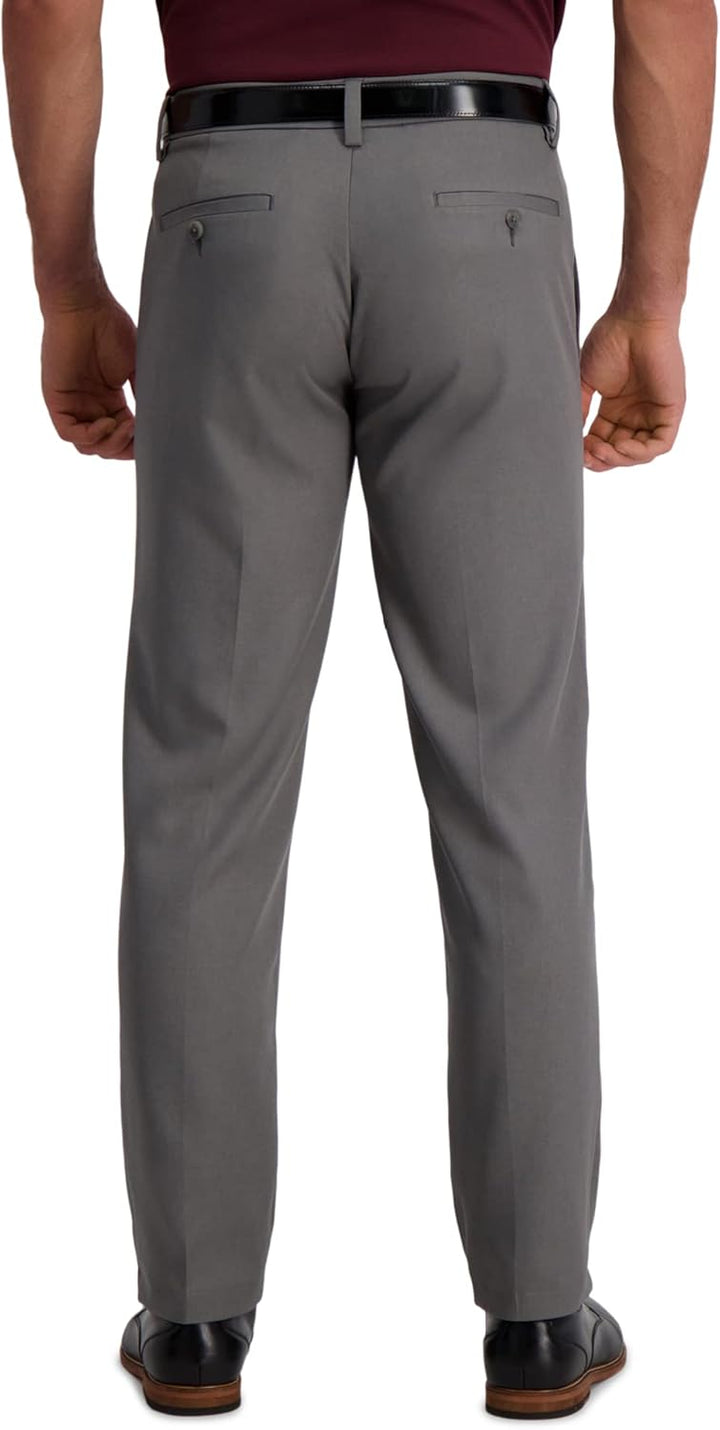 Haggar Herren Hose 40W / 32L Grau Meliert, 40W / 32L Meliert, Grau