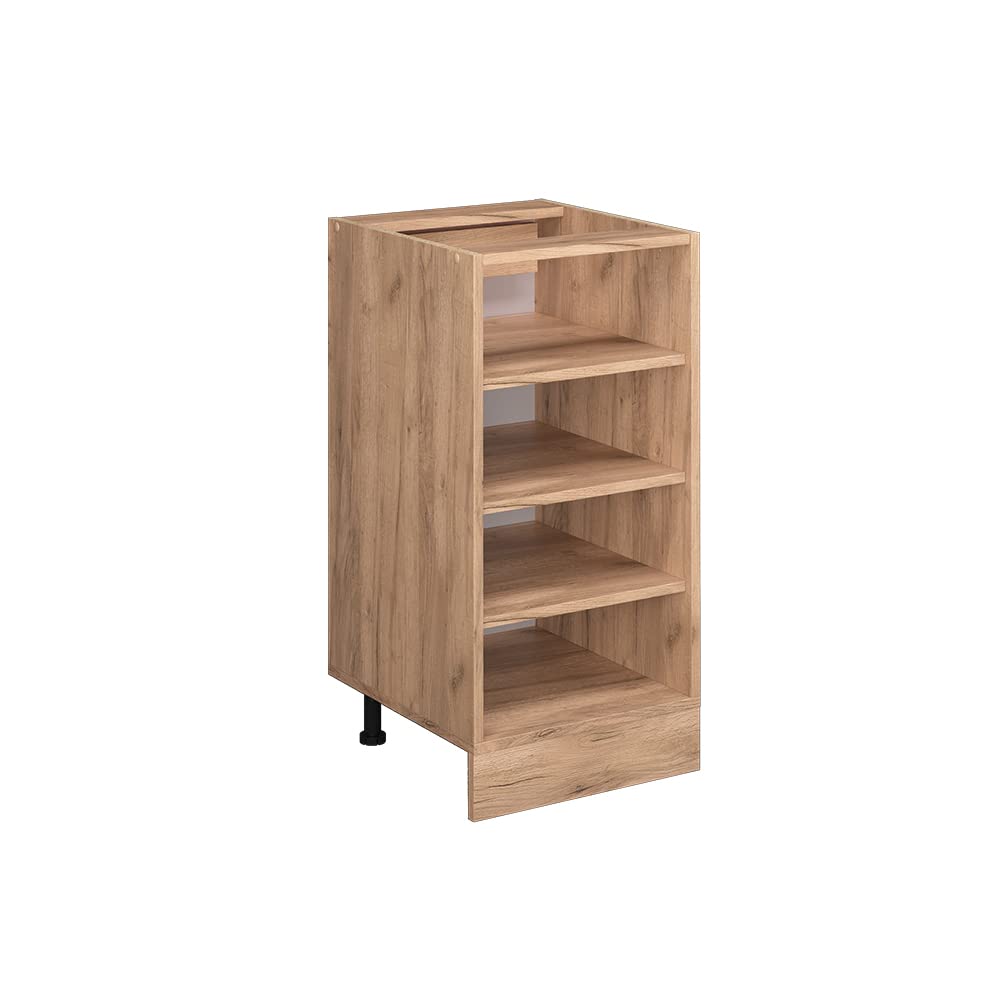 Vicco Küchenregal R-Line, Goldkraft Eiche/Goldkraft Eiche, 40 cm ohne Arbeitsplatte Goldkraft Eiche