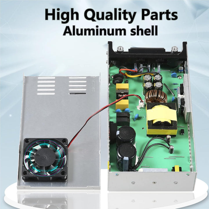 Upgrade Trafo DC 12V 50A 600W Netzteil Transformator Schalternetzteil 230V AC auf DC Netzteil 12Volt