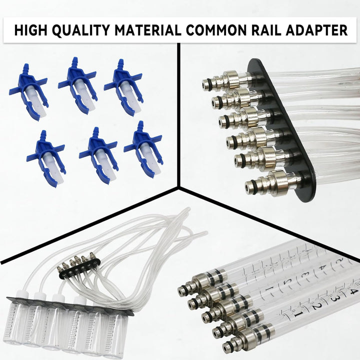 CHANG QI Common-Rail-Tester，Prüfset für das Einspritz-Rail 6-Zylinder-Dieselmotor-Einspritzverteiler