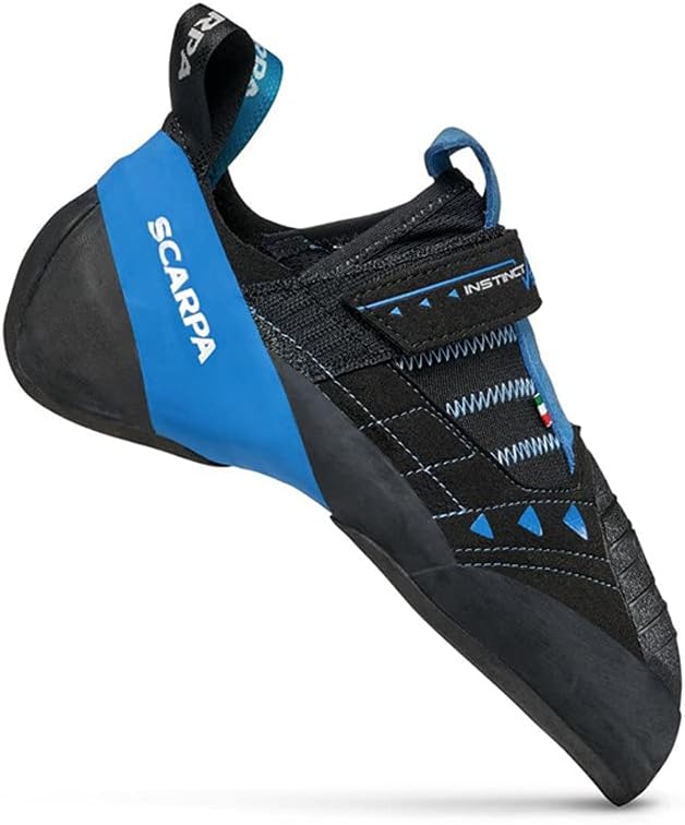 Scarpa Herren Instinct Vsr Kletterschuhe, Black Azure Fv