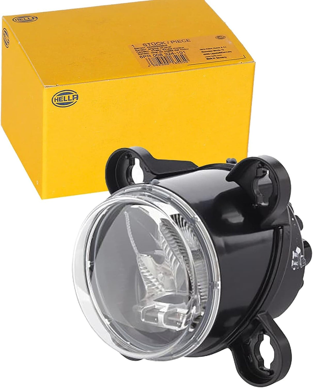 HELLA - LED-Hauptscheinwerfer - 90mm Essential R80 - 24/12V - rund - Einbau - Lichtscheibenfarbe: tr