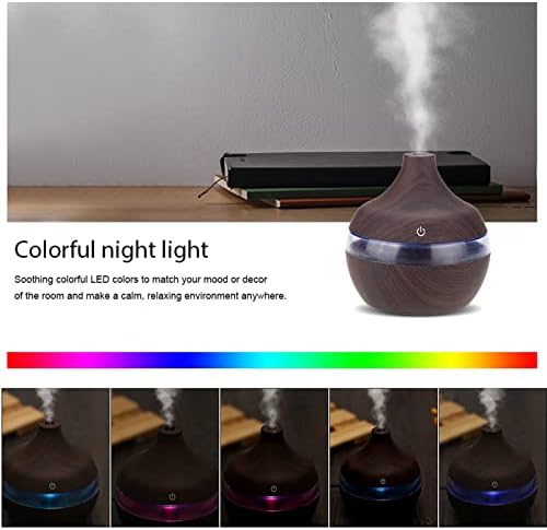 Luftbefeuchter mit Nachtlicht und Diffusor -SPA-Automatik-Aus für Wohnung, Büro und Zimmer - Wasserd