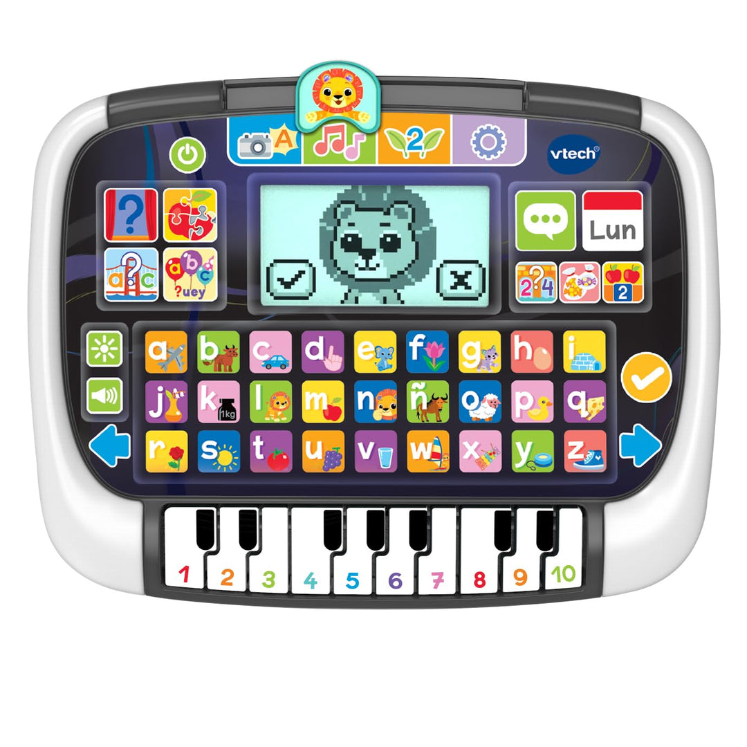 Vtech Lerntafel mit Klavier für Kinder, Multi-App, interaktives Spielzeug für Kinder + 2 Jahre, ESP-