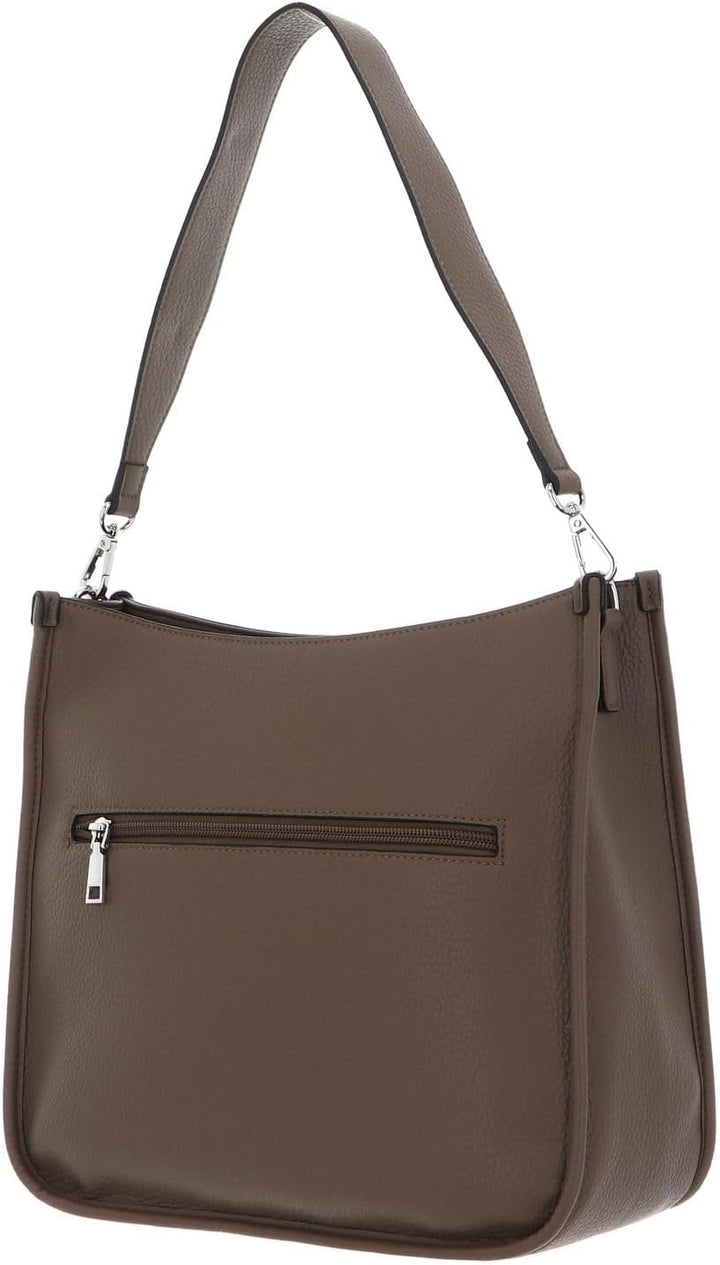 Seidenfelt Dale - Hobo Schultertasche 31 cm Almond Grey, Almond Grey