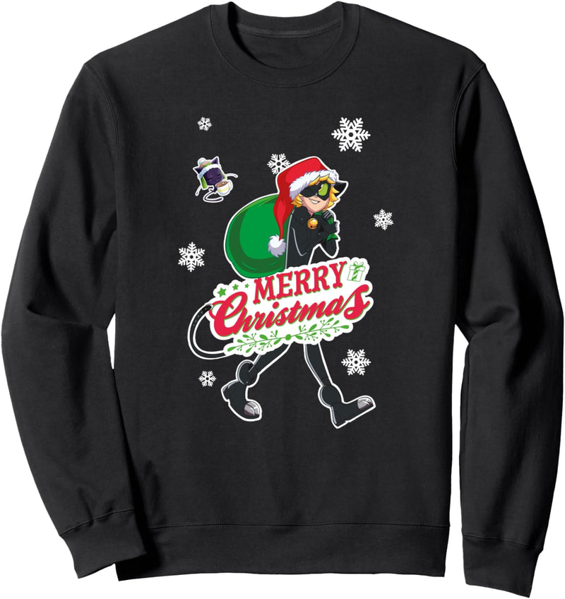 Miraculous Ladybug Frohe Weihnachten von Cat Noir Sweatshirt