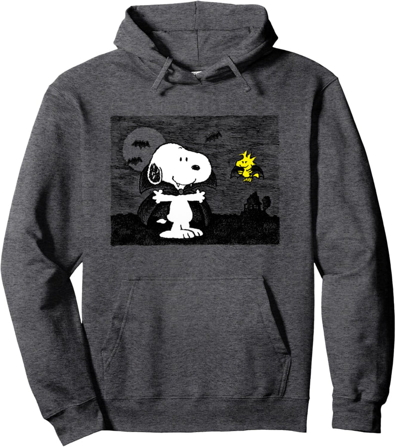 Peanuts Snoopy and Woodstock Halloween Mitternachtsflug Pullover Hoodie