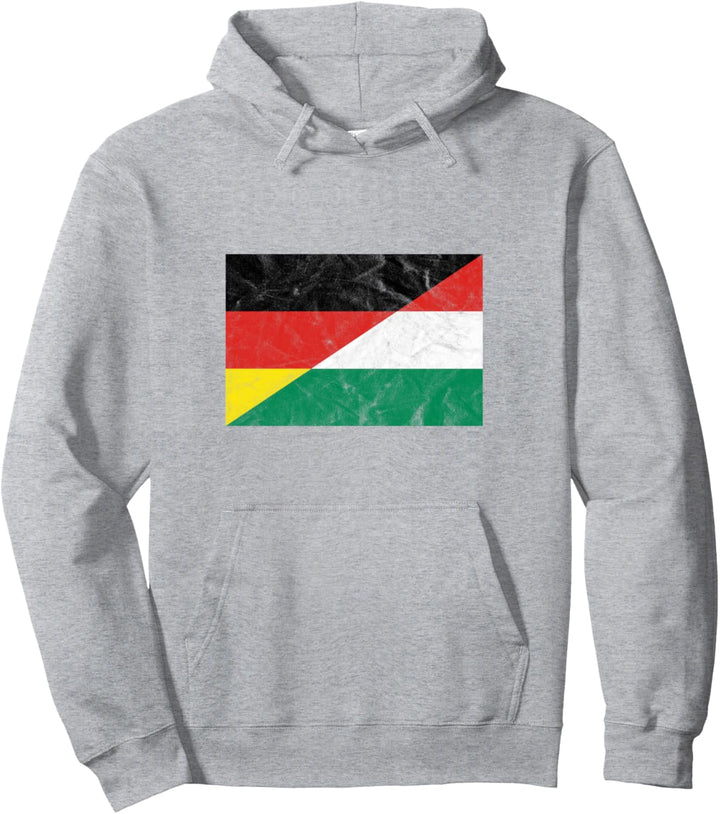 Vintage Deutschland Ungarn Fussball Pullover Hoodie