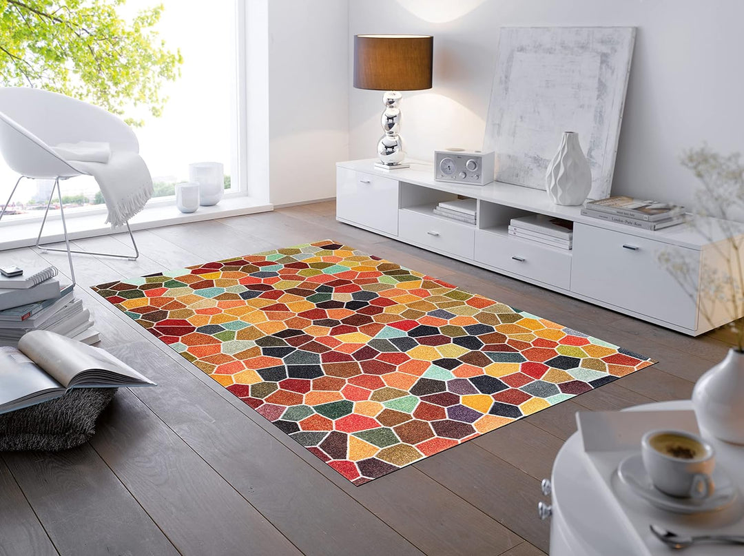 wash+dry Fussmatte, Splendour 110x175cm bunt, innen und aussen, waschbar, Splendour 110x175cm