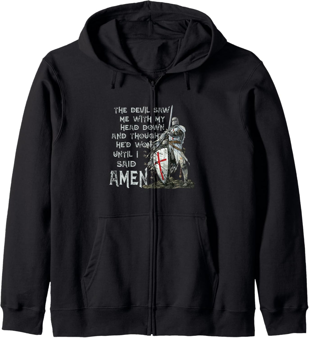 The Devil Saw Me With My Head Down Thought He'D Won Knights Kapuzenjacke