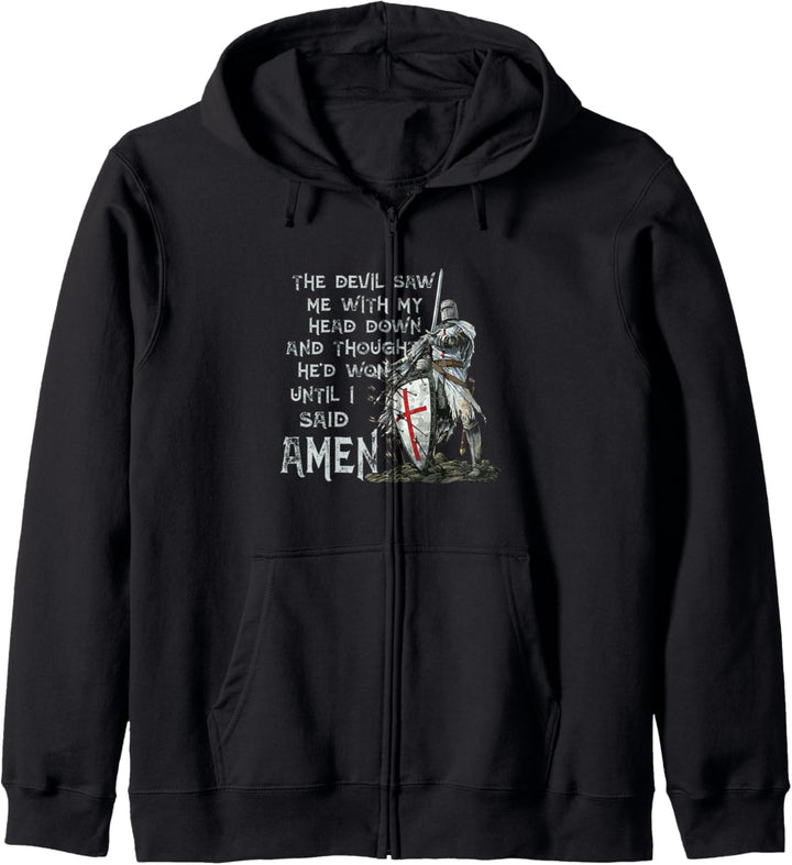 The Devil Saw Me With My Head Down Thought He'D Won Knights Kapuzenjacke