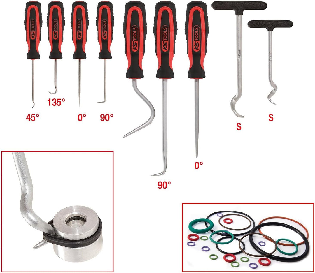 KS Tools Master Haken-Werkzeug-Satz, 9-tlg