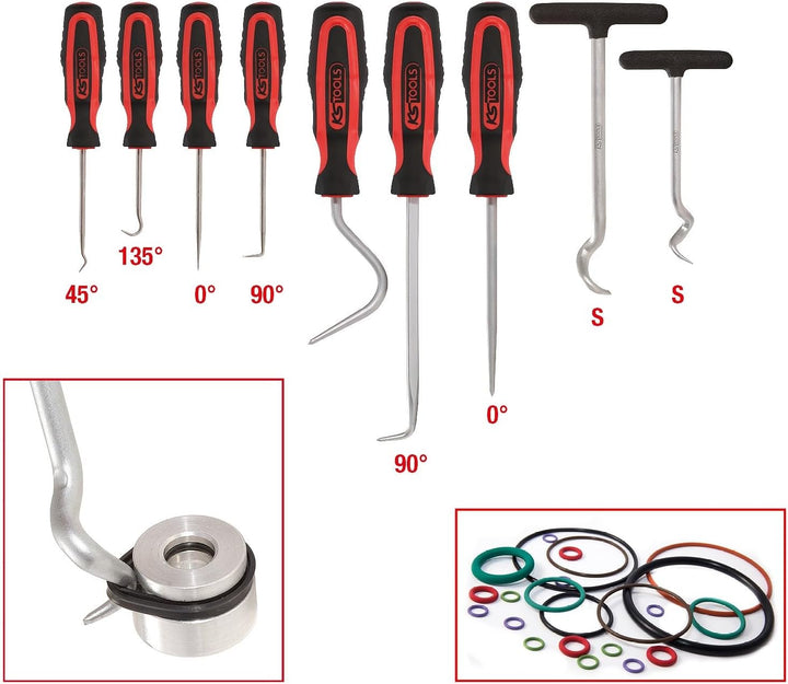 KS Tools Master Haken-Werkzeug-Satz, 9-tlg