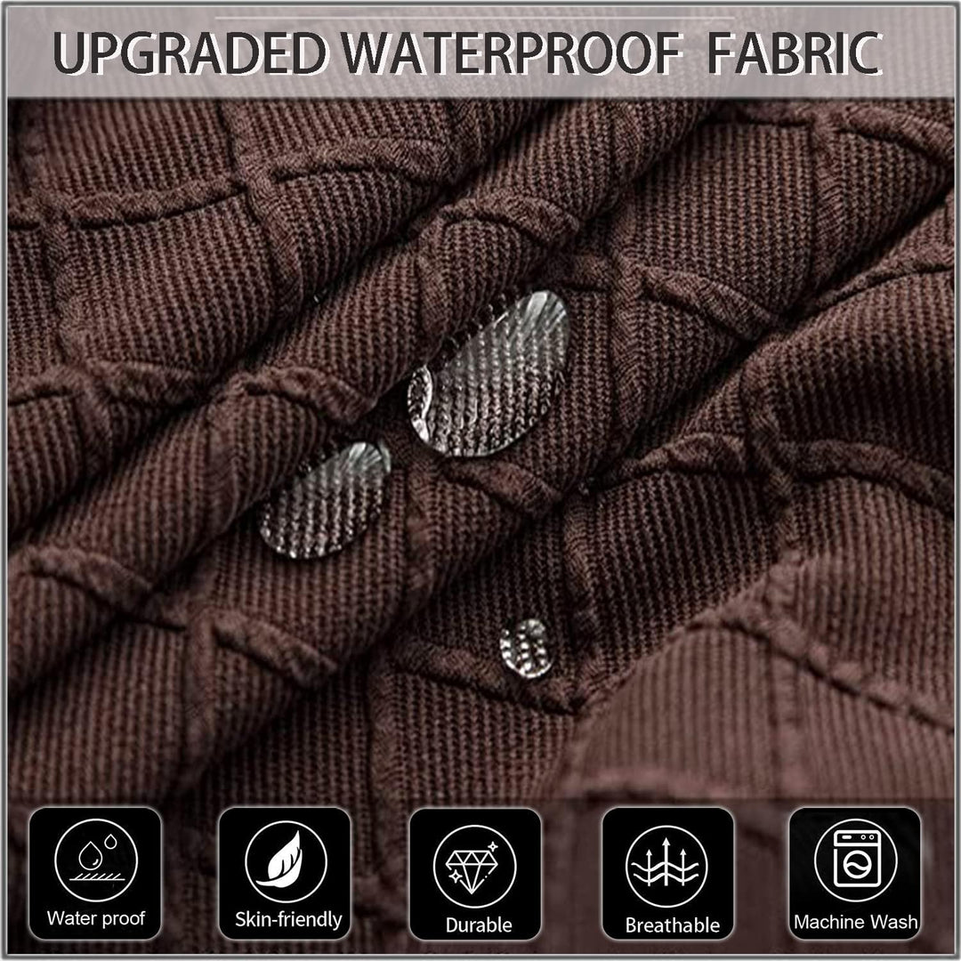 SHENGYIJING 1/2/4/6 PCS Diamond Lattice FStretch wasserdichte XL Stuhlhussen für Esszimmer, Spandex