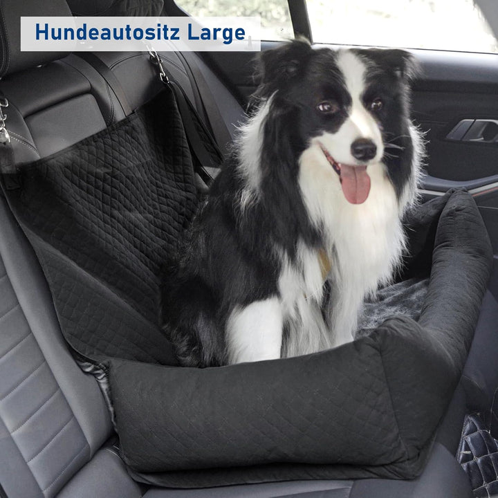 Hunde Autositz für mittelgrosse und grosse Hund oder Zwei kleine Hunde, Universeller Hundesitz Auto